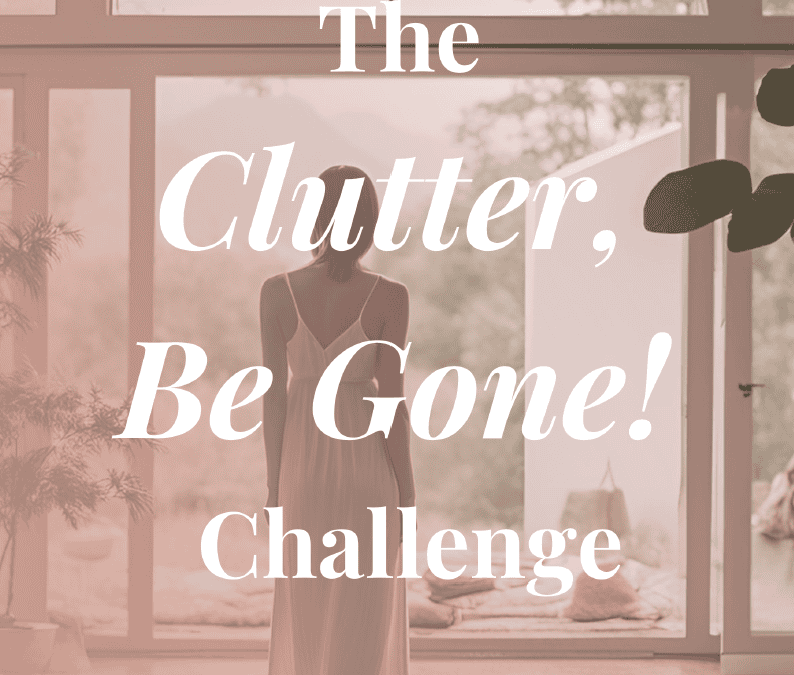 The Clutter, Be Gone! Challenge